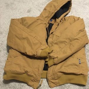 Tan and black XL bass creek work jacket/coat